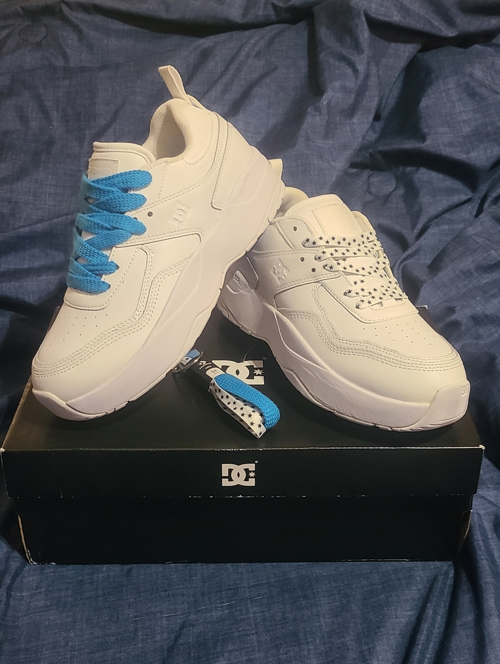 DC E.Tribeka Platform Low, Free Xtra Laces! New In Box! Women 9/Youth 7